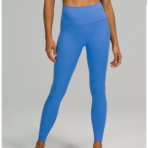 NWT Lululemon Leggings, Blue Nile, 28”